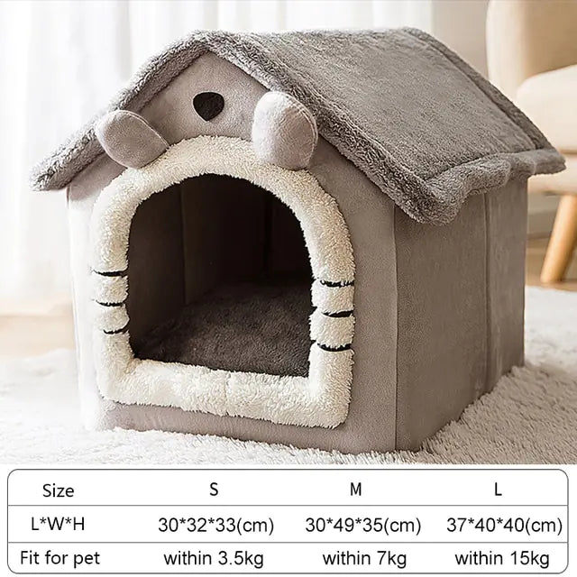 Soft Winter Pet Bed House