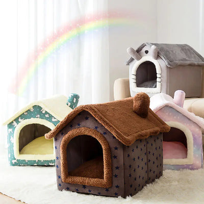 Soft Winter Pet Bed House