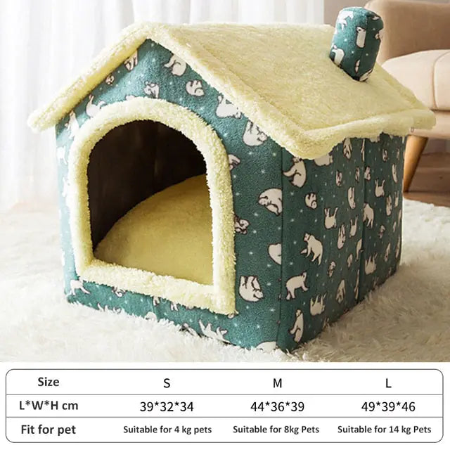 Soft Winter Pet Bed House