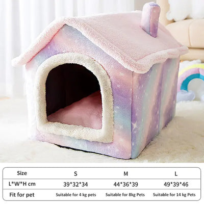 Soft Winter Pet Bed House