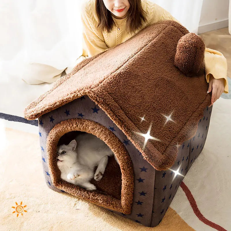 Soft Winter Pet Bed House